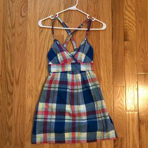 *Brand New* Blue Plaid Abercrombie Kids Dress
